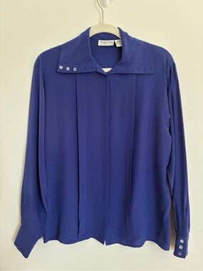 Vintage Christian Dior Silk Blouse size 8